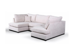 Carnaby Small U Shaped Sofa with Footstool - thumbnail 4