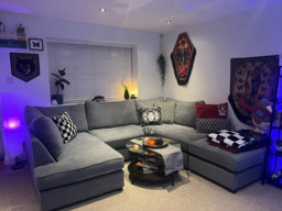Carnaby Small U Shaped Sofa with Footstool - thumbnail 6