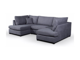 Carnaby Small U Shaped Sofa with Footstool - thumbnail 2