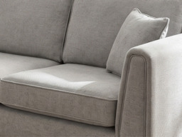 Ascot Light Grey Corner Sofa Boston Fabric - thumbnail 3