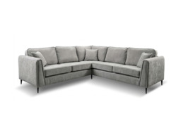 Ascot Light Grey Corner Sofa Boston Fabric - thumbnail 1