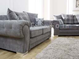 Verona 3+2 Sofa Set Grey - thumbnail 2