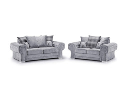 Verona 3+2 Sofa Set Grey - thumbnail 1