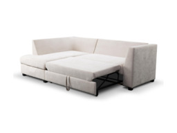 Sophia Corner Sofa Bed with Storage Left Facing - thumbnail 2