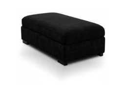 Chestnut Storage Footstool Enzo Fabric - thumbnail 3