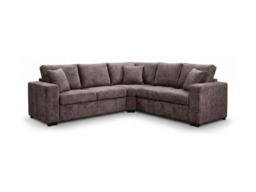 Chestnut Coco Corner Sofa Enzo Fabric