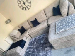 Brixton U Shape Corner Sofa Truffle Chenille - thumbnail 2