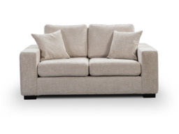 Chestnut 2 Seater Sofa Cream Enzo Fabric - thumbnail 3