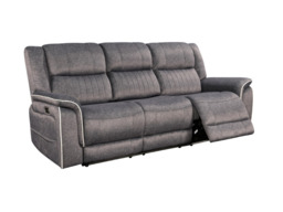 Hannan Fabric 3 Seater Electric Recliner Sofa