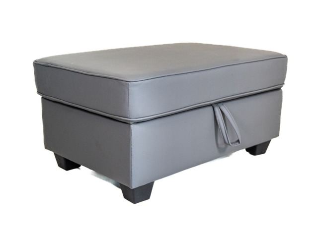 Sorrentino Storage Ottoman Aire Leather - image 1