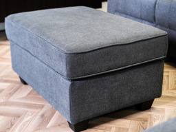 Sorrentino Storage Ottoman Grey Chenille - thumbnail 2