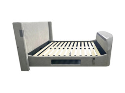 Darras TV Bed Frame with Dolby Atmos System Grey Fabric - thumbnail 8