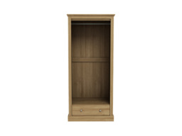 Devonshire Two Door Wardrobe with Drawer Oak - thumbnail 2
