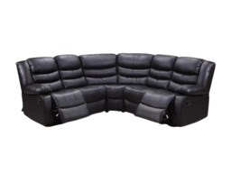 Sorrentino Recliner Corner Sofa Aire Leather - thumbnail 1