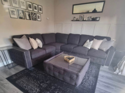 Olivia Corner Sofa 6 Seater Universal Corner Black - thumbnail 7