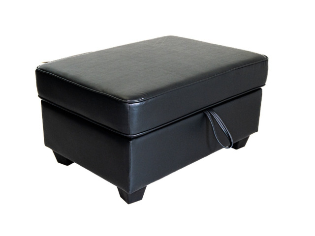 Sorrentino Storage Ottoman Aire Leather - image 1