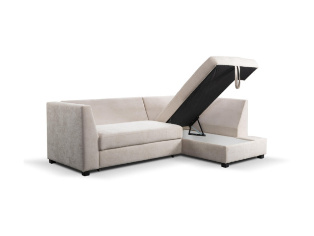 Sophia Corner Sofa Bed with Storage Right Facing - image 1