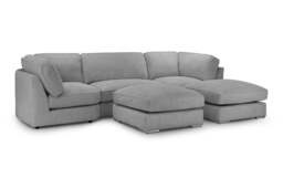 Inga Fullback  U-Shape Corner Sofa: Modern, Comfortable, Spacious Seating Solution - thumbnail 2