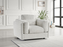 Bari Cosy Fabric Armchair Sofa for Relaxed Living Spaces