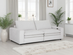 Florence Cloud Ivory Electric Recliner Sofa - Ultimate Comfort & Modern Style