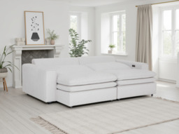 Florence Cloud Ivory Electric Recliner Sofa - Ultimate Comfort & Modern Style - thumbnail 3