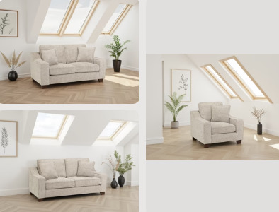 Nebraska Sofa 3+2+1 Set - Beige