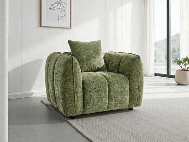 Venice Fabric Armchair Sofa with Plush Comfort Design - image 1