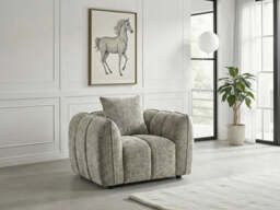 Venice Fabric Armchair Sofa with Plush Comfort Design - thumbnail 3