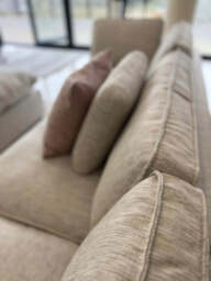 Santorini Sofa Grey Large Corner with Footstool - thumbnail 5