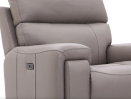 Utah Electric Reclining 3, 2 & 1 Seater Sofa Set with Powered Headrests and USB A & C Ports - thumbnail 4
