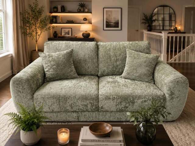 Blenheim 3 & 2 Seater Sofa Collection - Green