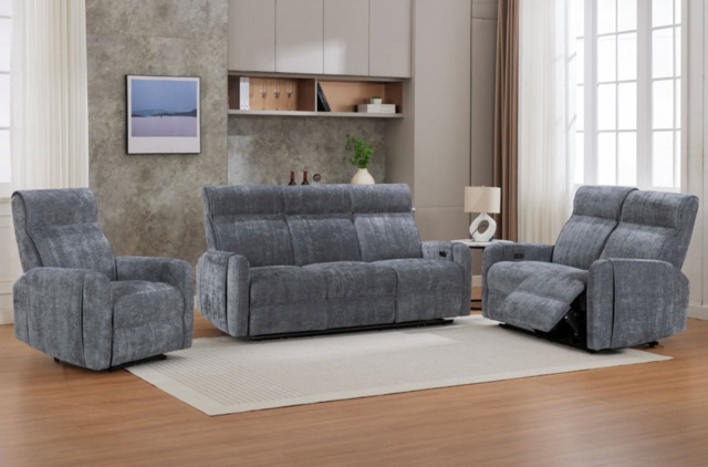 Florence Zero-Gravity Electric Recliner 3 & 2-Seater Sofa Collection - image 1