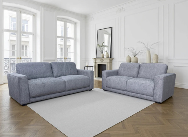 Marlow 3 & 2-Seater Sofa Collection - Grey