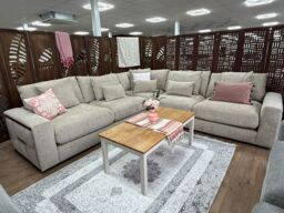 Jupiter Large Corner Sofa: Luxurious Fabric, Deep Seating, Plush Scatter Cushions - thumbnail 5
