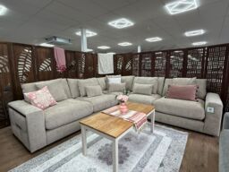 Jupiter Large Corner Sofa: Luxurious Fabric, Deep Seating, Plush Scatter Cushions - thumbnail 2