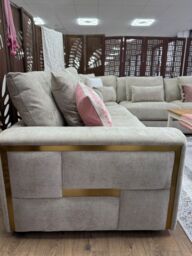Jupiter Large Corner Sofa: Luxurious Fabric, Deep Seating, Plush Scatter Cushions - thumbnail 6