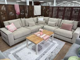 Jupiter Large Corner Sofa: Luxurious Fabric, Deep Seating, Plush Scatter Cushions - thumbnail 4