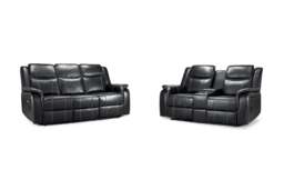 Galaxy Tech Smart Electric Recliner Sofa:  Leatheraire 3+2 Set - thumbnail 5