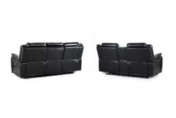 Galaxy Tech Smart Electric Recliner Sofa:  Leatheraire 3+2 Set - thumbnail 4