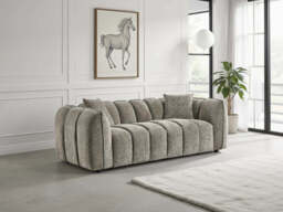 Venice Velvet 3-Seater Sofa - Tufted Design, Deep Cushions - thumbnail 4