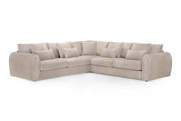 Mirabel Large Corner Velvet Sofa - Spacious, Comfortable, Removable Cushions - thumbnail 2