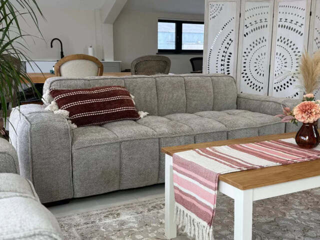 Paris Sofa 3 Seater - Beige