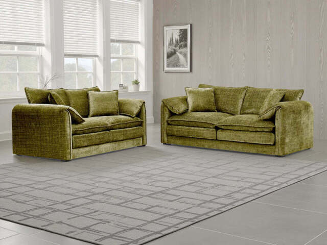 Solaya Sofa 3+2 Set - Green