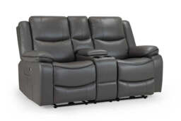 Harald Electric Recliner Sofa: Plush 2-Seater, High-Back Comfort - thumbnail 2