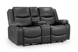 Harald Electric Recliner Sofa: Plush 2-Seater, High-Back Comfort - thumbnail 4