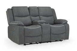 Harald Electric Recliner Sofa: Plush 2-Seater, High-Back Comfort - thumbnail 6