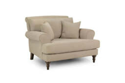 Luxurious  Fabric Armchair - Summer Sofa Collection - Timeless English Design - Beige