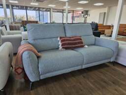 Sorrento Electric Recliner  3 Seater Sofa - Modern Fabric Comfort - thumbnail 2