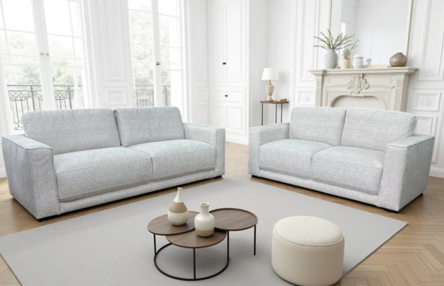 Marlow 3 & 2-Seater Sofa Collection - Beige
