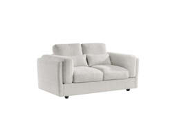 Bari 2 Seater Fabric Sofa with Chunky Armrests - thumbnail 2